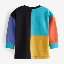 Load image into Gallery viewer, Multi Cosy Colourblock Long Sleeve T-Shirt (3mths-5yrs)
