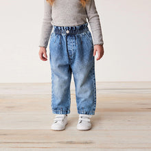Load image into Gallery viewer, Denim Paperbag Jeans (3mths-6yrs)
