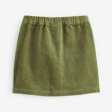 Load image into Gallery viewer, Green Cord Button Through Skirt (3mths-6yrs)
