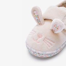 Load image into Gallery viewer, Cream Bunny Next Cupsole Slippers (Younger Girls)

