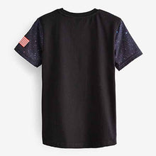 Load image into Gallery viewer, NASA Astronaut Black Short Sleeve License T-Shirt (3-12yrs)
