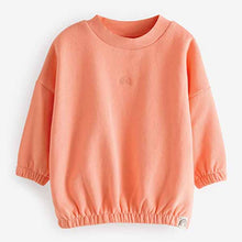 Load image into Gallery viewer, Orange Sweatshirt Soft Touch Jersey (3mths-5yrs)
