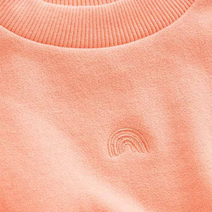 Orange Sweatshirt Soft Touch Jersey (3mths-5yrs)
