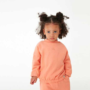 Orange Sweatshirt Soft Touch Jersey (3mths-5yrs)