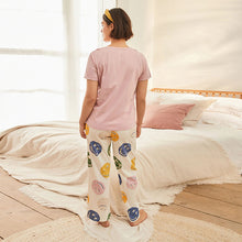 Load image into Gallery viewer, Purple SmileyWorld Cotton Short Sleeve Pyjamas
