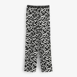 Monochrome Animal Cotton Short Sleeve Pyjamas