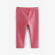 Load image into Gallery viewer, Pink Next Cosy Fleece Lined Leggings (3mths-5yrs)
