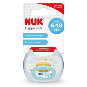 Nuk Soother Latex Happy Kids 6-18M