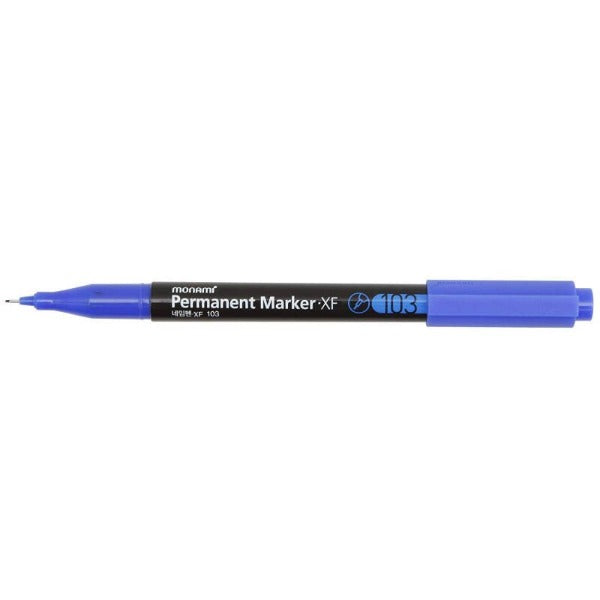 Monami Mini Permanent Marker XF103 (Blue)