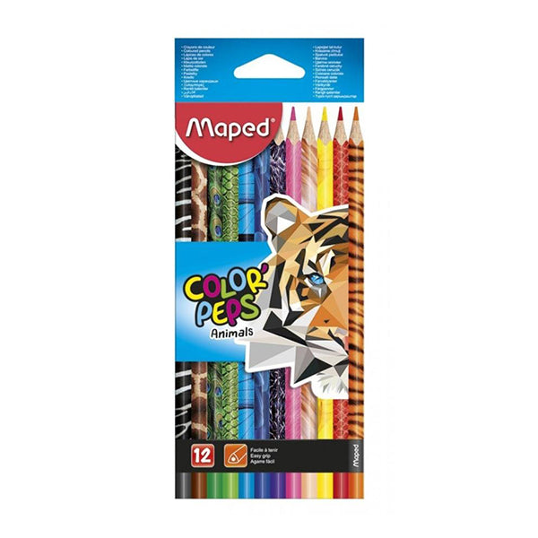 Crayons Color Peps x12 Animal 832212