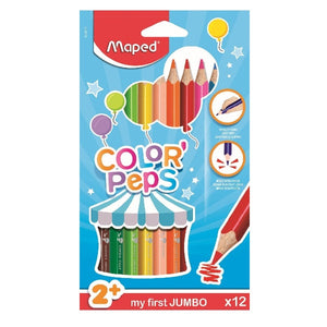 MAPED COLOR’PEPS MY FIRST JUMBO COLOURING PENCILS x12