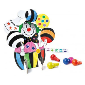 COLORING KIT AND CLOWN STICKERS