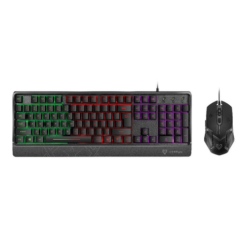 Orion-Backlit Ergonomic Wired Gaming Keyboard & Mouse - Allsport