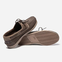 Load image into Gallery viewer, Men&#39;s Boat Shoes Brown and Beige Leather
