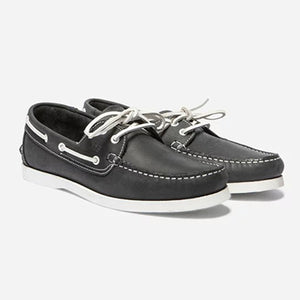 Men's Boat Shoes Marine Leather