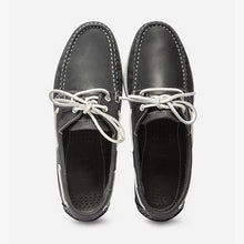Load image into Gallery viewer, Men&#39;s Boat Shoes Marine Leather
