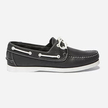 Load image into Gallery viewer, Men&#39;s Boat Shoes Marine Leather
