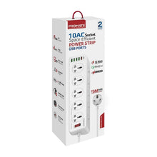 Load image into Gallery viewer, 10AC Socket Space Efficient Power Strip with USB Ports
