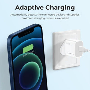 PROMATE POWERPORT-20PD 20W Power Delivery USB-C Wall Charger
