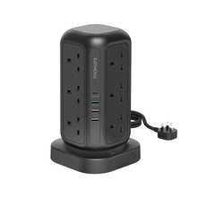 Load image into Gallery viewer, PROMATE 16-in-1 Multi-Socket Surge Protected Power Tower 5M
