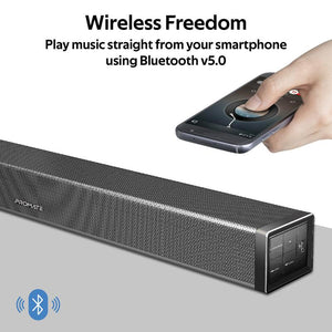 PROMATE BLUESBAR 20W Powerful HD Stereo Wireless SoundBar - Allsport