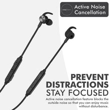 Load image into Gallery viewer, HUSH IPX4 Water-Resistant Noise Canceling Stereo Wireless Earphones - Allsport
