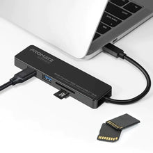 Load image into Gallery viewer, PROMATE 4in1 Multi-Function High Speed USB-C™ Hub
