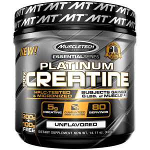 Muscletech Platinum Creatine Unflavoured 400gm - Allsport