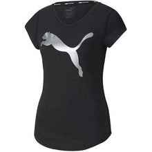 Load image into Gallery viewer, Heather Cat Tee Puma Black Heather-Silve - Allsport
