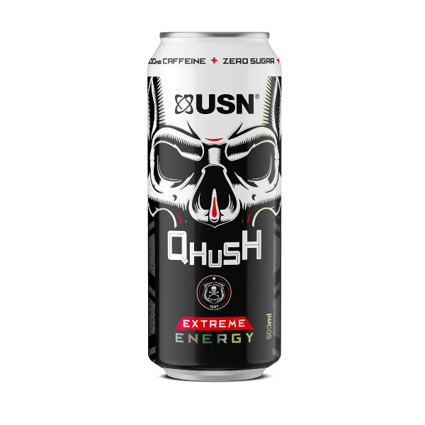 USN Qhush Sugar Free White 500ml - Allsport