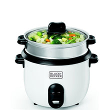 Load image into Gallery viewer, BLACK+DECKER 1.8 L Non Stick Rice Cooker with Glass Lid
