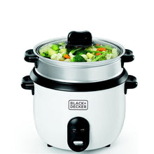 Load image into Gallery viewer, BLACK+DECKER 2.8 L Non Stick Rice Cooker with Glass Lid
