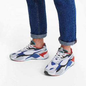 RS-X³ PUZZLE Puma White-Dazzling Blue-Hi - Allsport