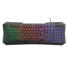 Load image into Gallery viewer, Radiance-Ergonomic Backlit Wired Gaming Keyboard - Allsport
