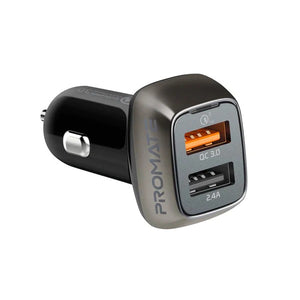 QC 3.0 Car Charger with 30-Watt Dual USB Ports