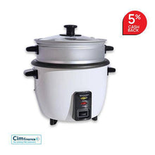 Load image into Gallery viewer, SHARP 1.0L Rice Cooker with Steamer &amp; Coated Inner Pot - Allsport
