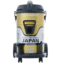Load image into Gallery viewer, SHARP Barrel Canister Dry Gold Vacuum Cleaner 2400W
