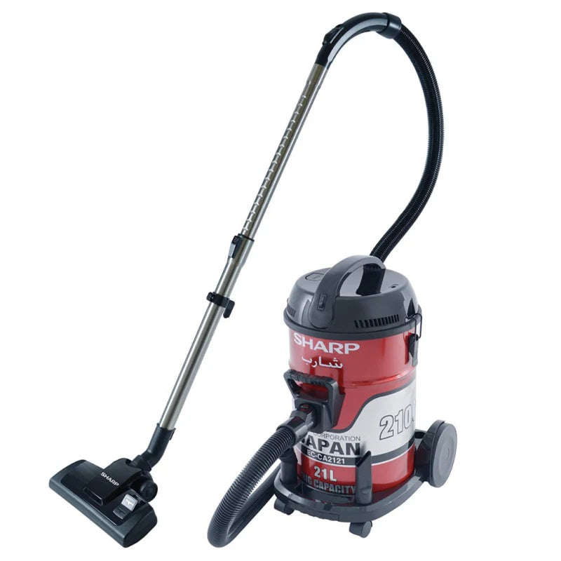SHARP Barrel Canister Dry Red Vacuum Cleaner 2100W
