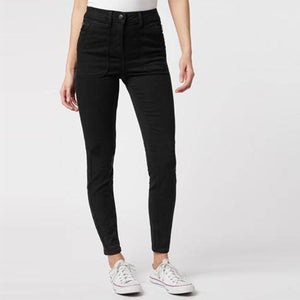 UTILITY SKINNY TROUSERS BLACK - Allsport