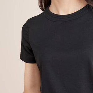 Weekend T-Shirt Black Plain - Allsport
