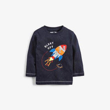 Load image into Gallery viewer, 3PK ROCKET SPACE TOPS (3MTHS-3YRS) - Allsport
