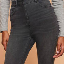 Load image into Gallery viewer, Washed Black High Rise Skinny Jeans - Allsport
