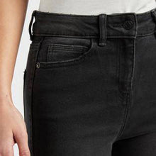 Load image into Gallery viewer, Washed Black High Rise Skinny Jeans - Allsport
