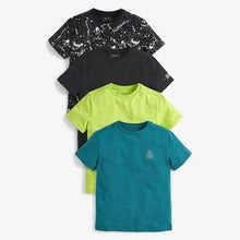Load image into Gallery viewer, 4PK REFLECT LIME T-SHIRTS (3YRS-12YRS) - Allsport
