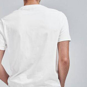 White Skull Graphic Slim Fit T-Shirt - Allsport