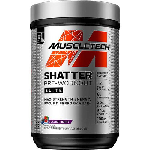 Muscletech Shatter Pre-Workout Elite Glacier 459g - Allsport
