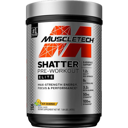 Muscletech Shatter Pre-Workout Elite Icy 459g - Allsport