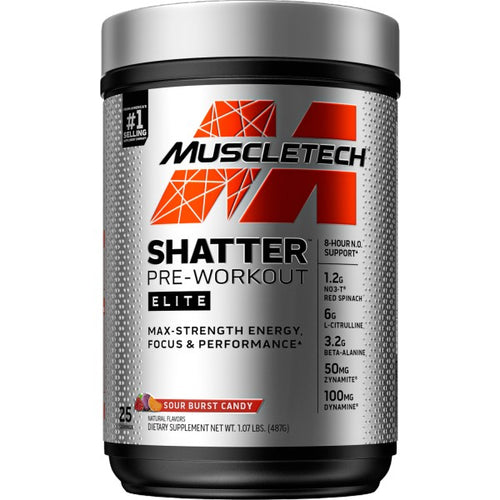 Muscletech Shatter Pre-Workout Elite Sour Burst 459g - Allsport