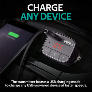 Car Wireless FM Modulator With Quick Charge 3.0 Port