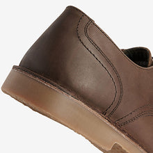 Load image into Gallery viewer, Brown Leather Desert Shoes
